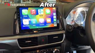 Nakamichi 10” Pure Fit Solutions for Mazda CX-5 2012-2017 Mazda Cx5 2012 2017 Before After Car Stereo Upgrade ЁЯЪШ Wireless Apple Carplay Android Auto
