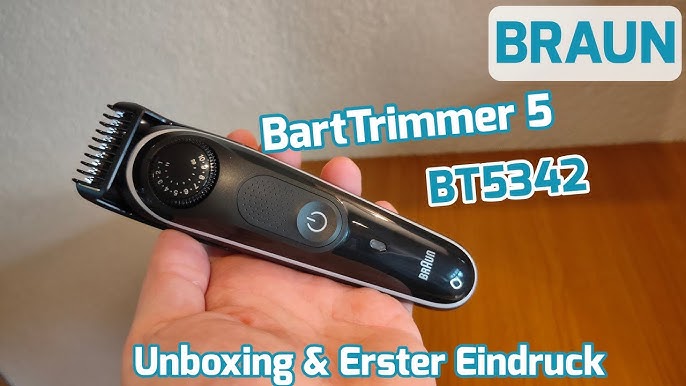 Braun Beard Trimmer Series 5 BT5440 - Unboxing YouTube 