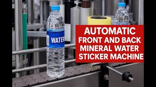 Automatic Front and Back Sticker Labelling Machine in Action