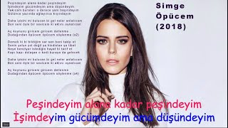 Simge - Öpücem (Karaoke-style Lyrics)