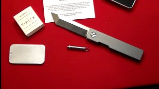 This knife is different! Magnetic knife & titanium toothpick by Dailycarryco