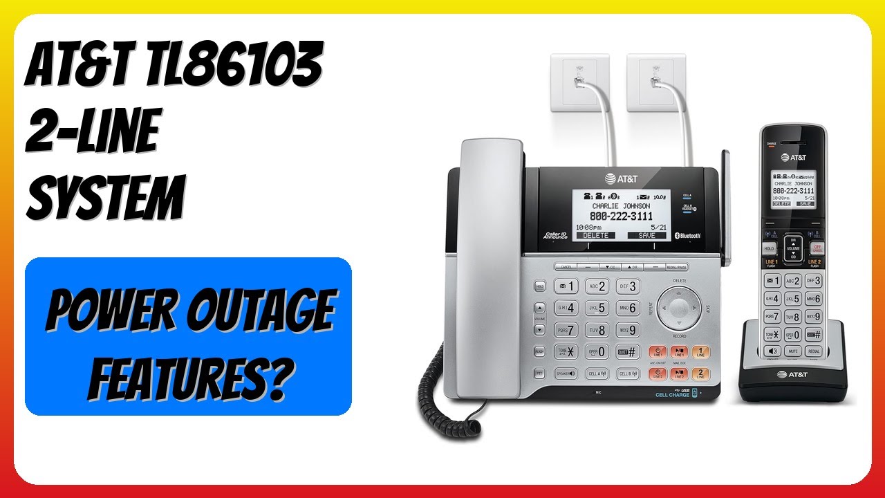 REVIEW (2025): AT&T TL86103 2-Line System. Features