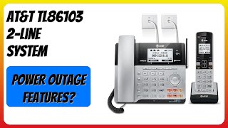 REVIEW (2026): AT&T TL86103 2-Line System. Features