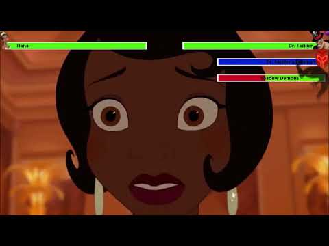 The Princess and the Frog Final Battle with healthbars (2/2)