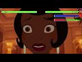 The Princess And The Frog Final Battle With Healthbars 2 2 