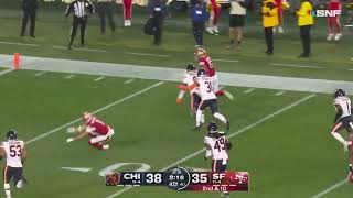 Jauan Jennings Touchdown from Purdy puts the 49ers in front vs Chicago Bears - NFL Week 17 2025