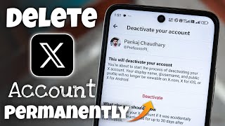 How To Delete X Twitter Account Permanently 2024