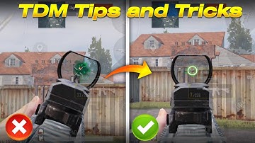 Win Every 1v1 Fights ( PUBG MOBILE & BGMI) BEST TDM Tips & Tricks
