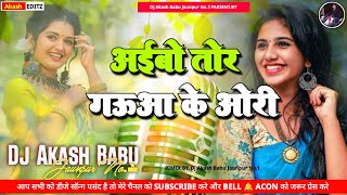 Aibo tora gauva ke ori milabo chori chori tohara se gori | aibo tora gauwa ke aari | Dj Akash Babu 