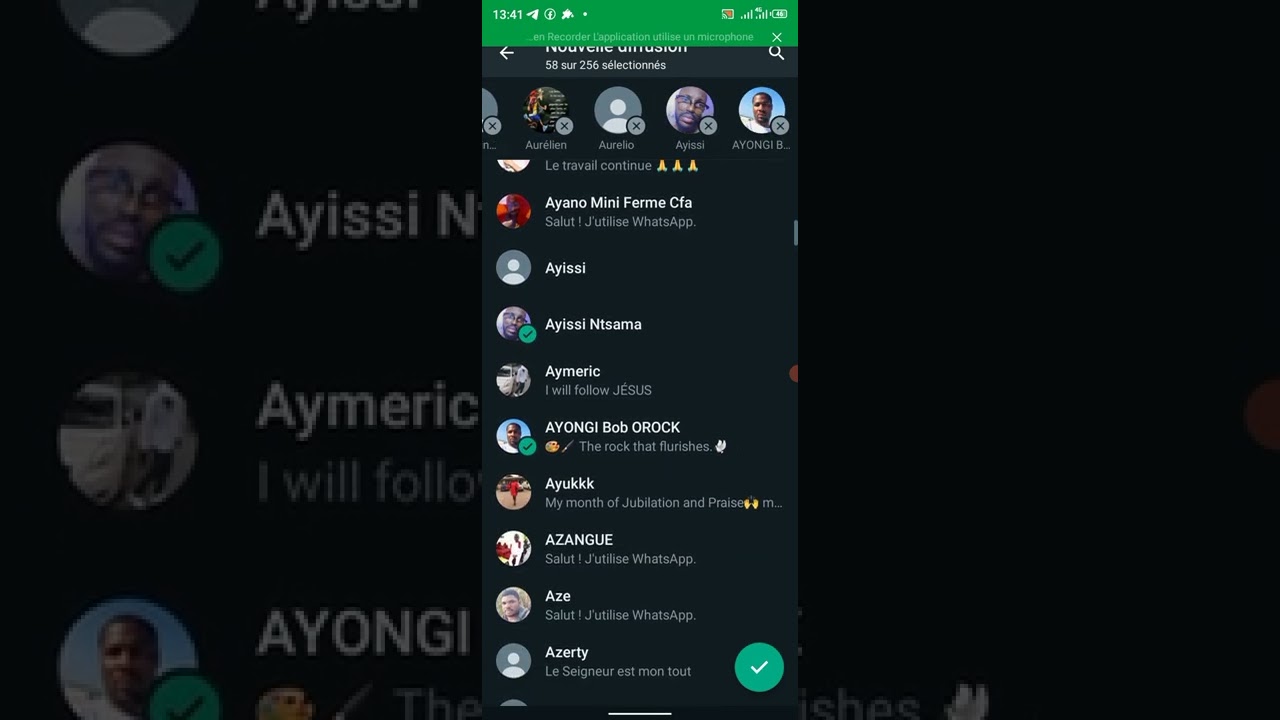 COMMENT ENVOYER UN SMS A PLUSIEURS PERSONNES SUR WHATSAPP SANS