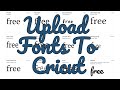 How To Upload Free Fonts from Google Fonts To Cricut | Unzip and Install files for Mac