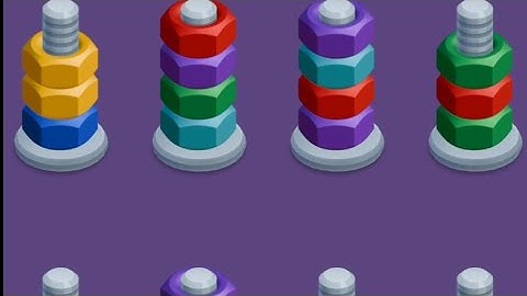 Nuts Sort Master: All Levels gameplay walkthrough Android ios Level 13 - 16