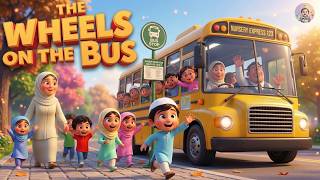 Muslim Baby Rhymes | Wheels on the Bus Islamic Version | Kids Learn Allah's Names