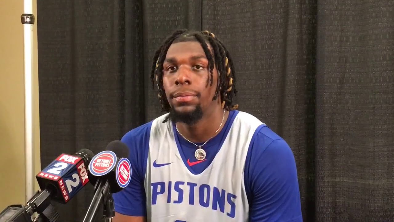 newspaper mockup Pistons work out Naz Reid of LSU