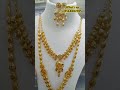 Latest necklace and haram designs #jewellery #haaram #gold