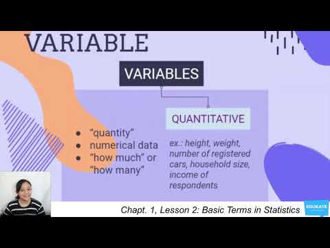 Basic Terms in Statistics - YouTube