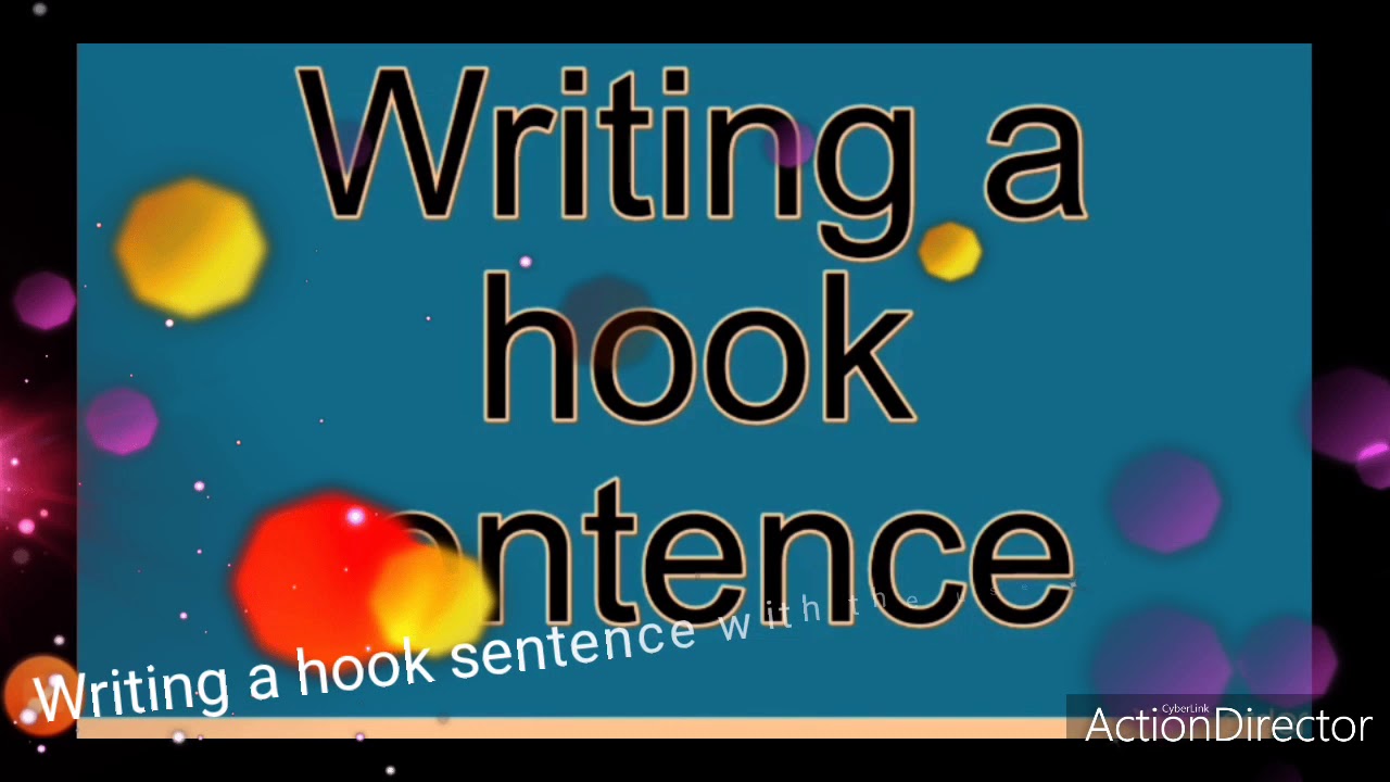 Using sound and dialogue as a hook sentence. - YouTube