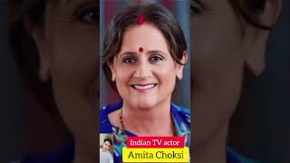 Amita Choksi (old and young) Indian TV actress and model #shorts