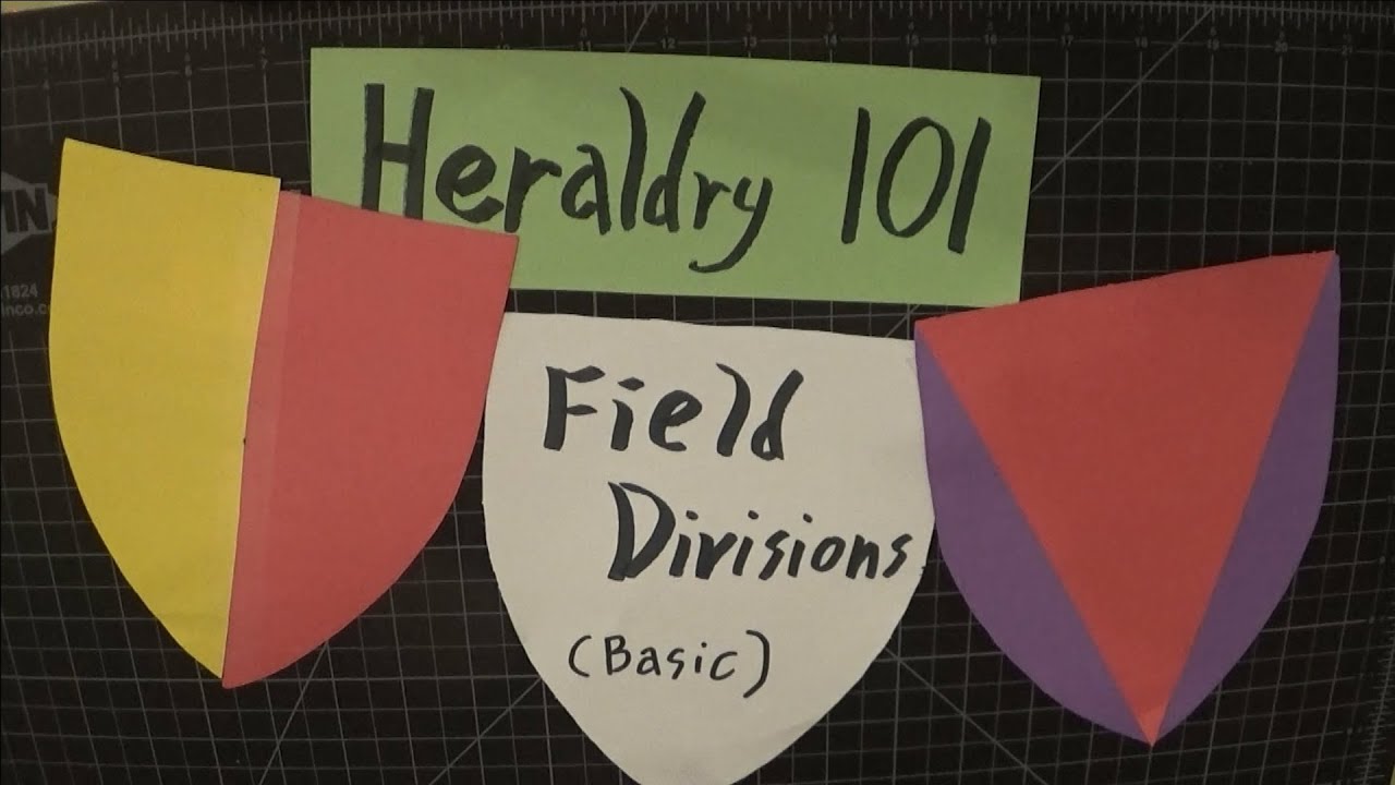 Heraldry 101 Basic Field Divisions YouTube