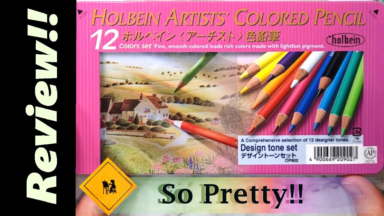 Holbein 12 Set of Colored Pencils (Part 2 of 3)~ Design Tone Set