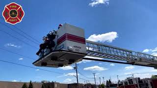 Aerial Truck Tour with Kitchener Fire