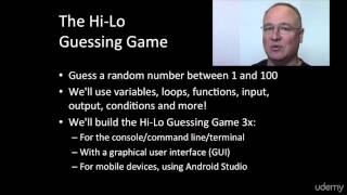 001 Hi Lo Guessing Game App Intro screenshot 2