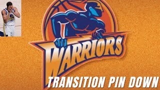 Golden State Warriors Transition Pin Down