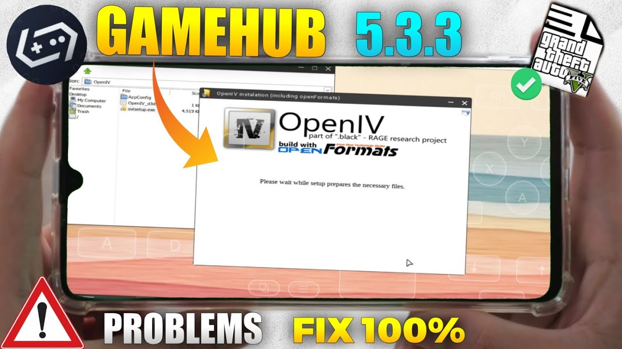 How to Install OpenIV in GameHub 5.3.3 — Full Step-by-Step Guide | 