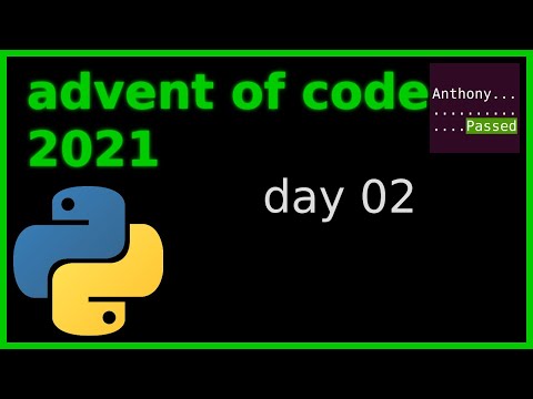 2021 advent of code - day 02 solutions