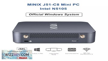 MINIX J51 C8 Intel N5105 Office Gaming Mini PC RAM 8GB Official Genuine
