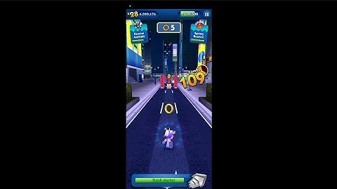 Sonic Dash | Unicorn Knight Cream Gameplay Part 12