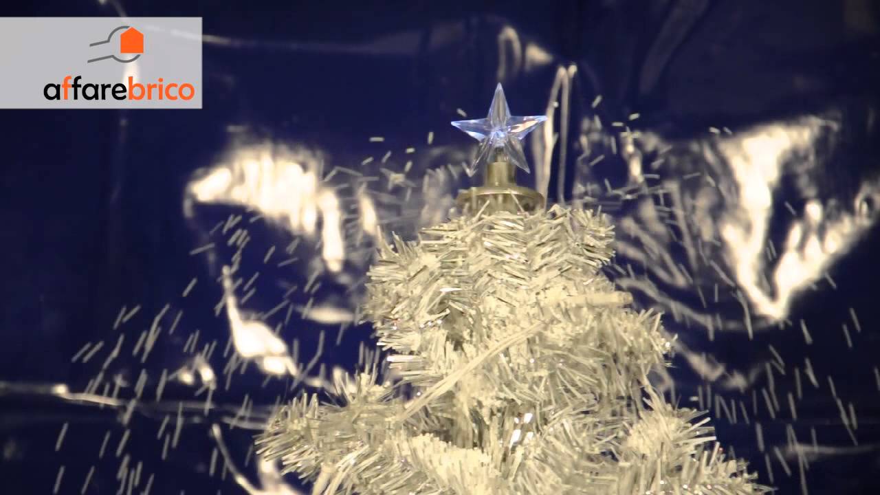 Brico Decorazioni Natalizie.Albero Di Natale Con Effetto Neve Affare Brico Youtube