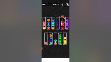 ball sort color water puzzle level 372