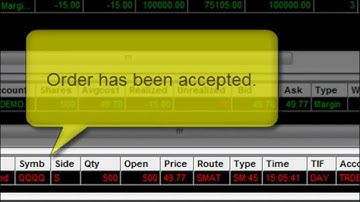 Sell Stop Order using DAS Trader