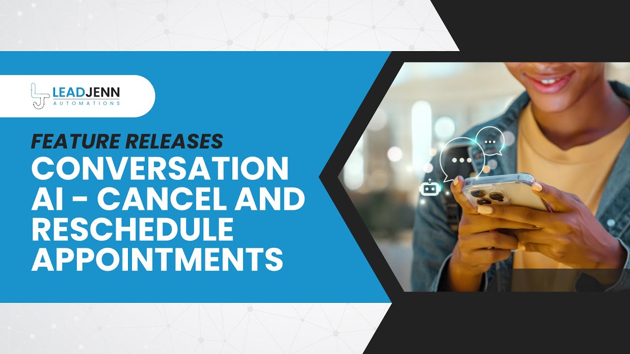 Conversation AI - Cancel And Reschedule Appointments