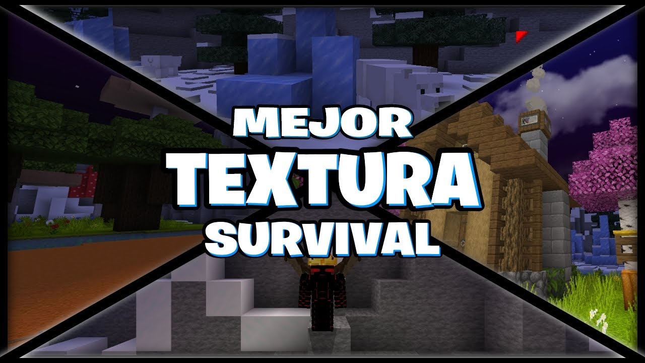 DESCARGA LA MEJOR TEXTURA SURVIVAL PARA MINECRAFT BEDROCK/ PE 1.19 ...