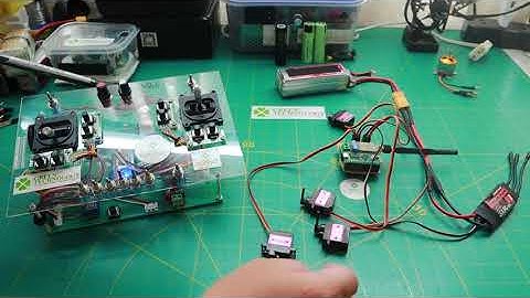 Bộ Điều Khiển Từ Xa RC | Demo Tính Năng TX - RX V24.2