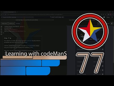 Learn Basic String and Array Methods by Building a Music Player - Step 77 | freeCodeCamp | (Beta)