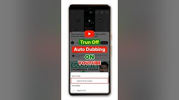 How to Turn Off Auto Dubbing on YouTube 2025 | Disable Auto Dubbing & Remove AI Dubbing #shorts​