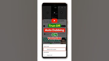 How to Turn Off Auto Dubbing on YouTube 2025 | Disable Auto Dubbing & Remove AI Dubbing #shorts​