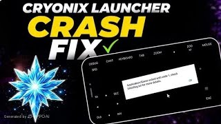How to fix crash in Cryonix Launcher Cryonix launcher final version 