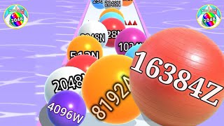 🏈 Ball Run infinity ♾️ vs bullet merge run - 2048 (New Update) Gameplay New Update Part #20 screenshot 5