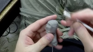 Sculpting the human head form in Super Sculpey: QUICK SCULPT