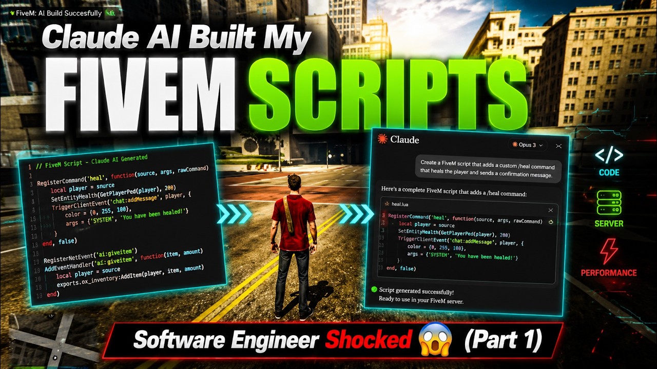 I Let Claude AI Build My FiveM Scripts as a Software Engineer... The ...