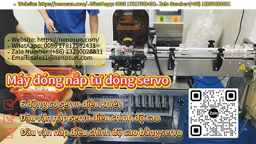 Nenosun cappingmachine Máy đóng nắp vít servo tự động cho chai nhựa,bình Thủy tinh gắp xoắn ra khỏi