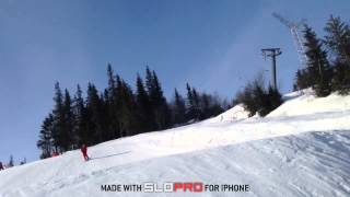 Flatspin On Skis (awesome Shot)