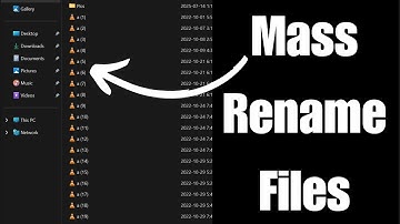 Windows: Mass Rename Files In Order - In Seconds!