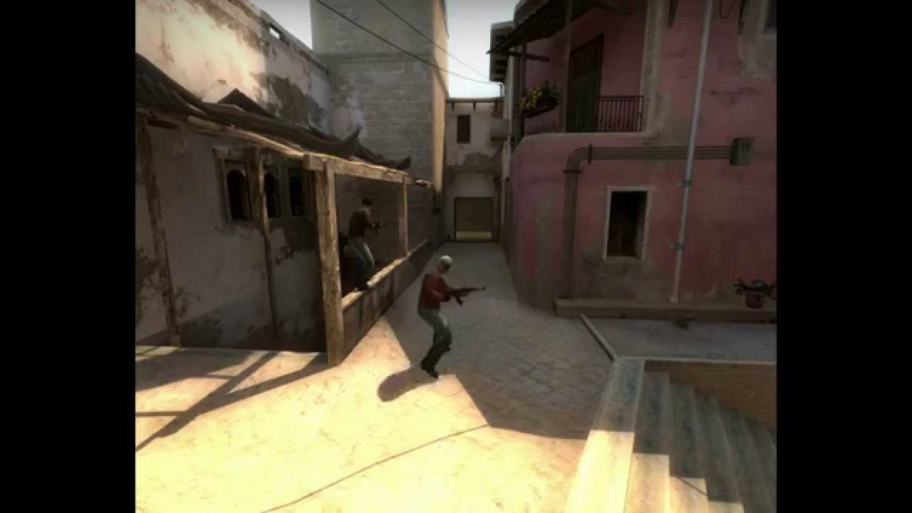 CS:GO Jumping Wallbang Scout headshot - YouTube