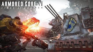 Armored Core VI - Mad Stomp Climbs the Wall