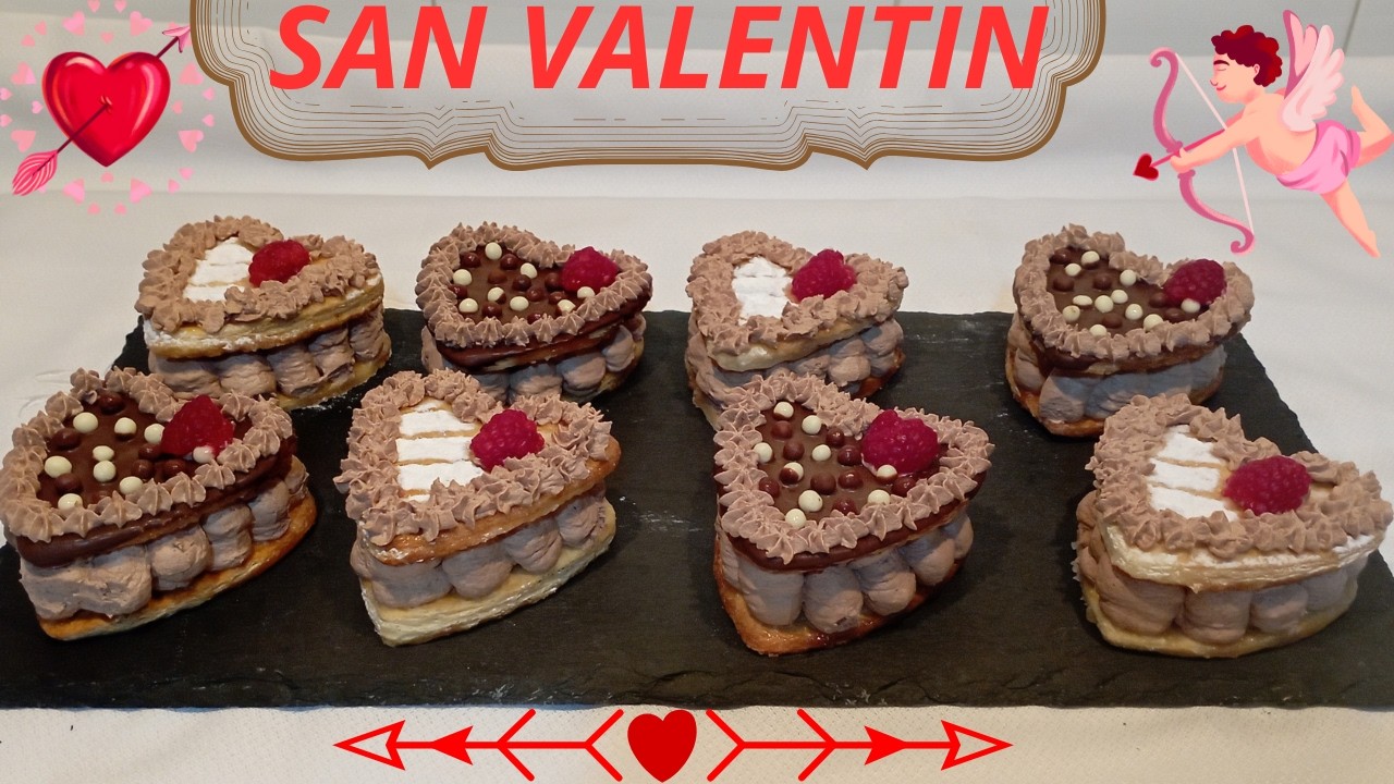♥️MINI TARTAS PARA SAN VALENTÍN ♥️tan fáciles de hacer y tan ricos, que vas ha querer repetir😘🤗